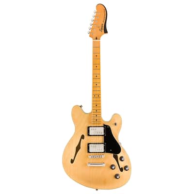 Squier Classic Vibe Starcaster - Natural w/ Maple FB image 2
