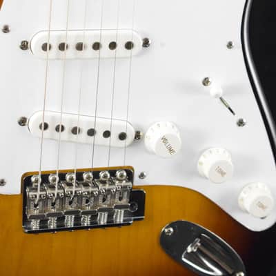 Mint Fender Limited Edition 70th Anniversary 1954 Stratocaster Time Capsule Package Wide-Fade 2-Color Sunburst image 3