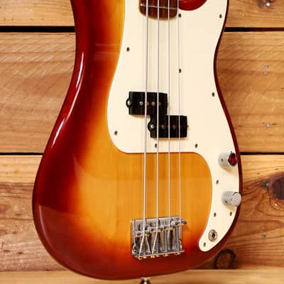 1984 Fender American Standard Precision Bass +OHSC Rosewood Fretboard USA - Sienna Sunburst CLEAN! 20179 image 7