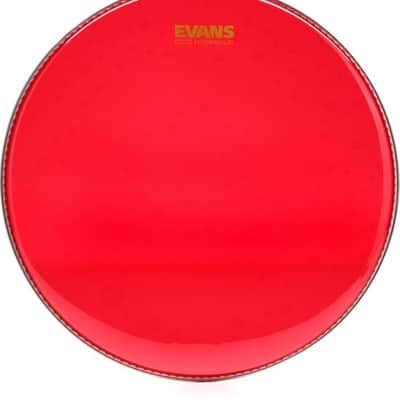 Evans Hydraulic Red Drumhead - 16 inch image 2