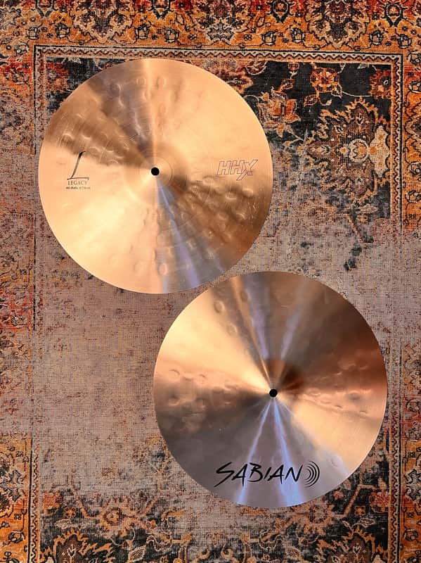 Sabian HHX LEGACY 15” Hihats PERFECT SHAPE! 984 1330 g LIGHT COMPLEX! Don’t Pay $720 image 1