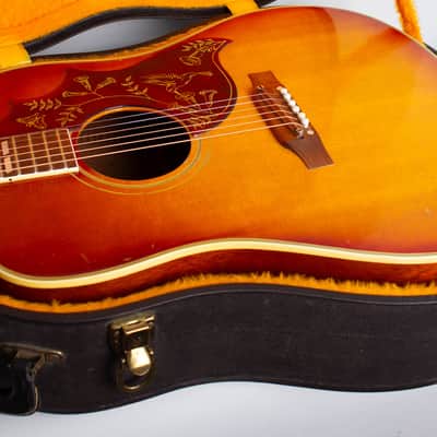 Gibson Hummingbird Flat Top Acoustic Guitar (1962), ser. #82242, original black hard shell case. image 13