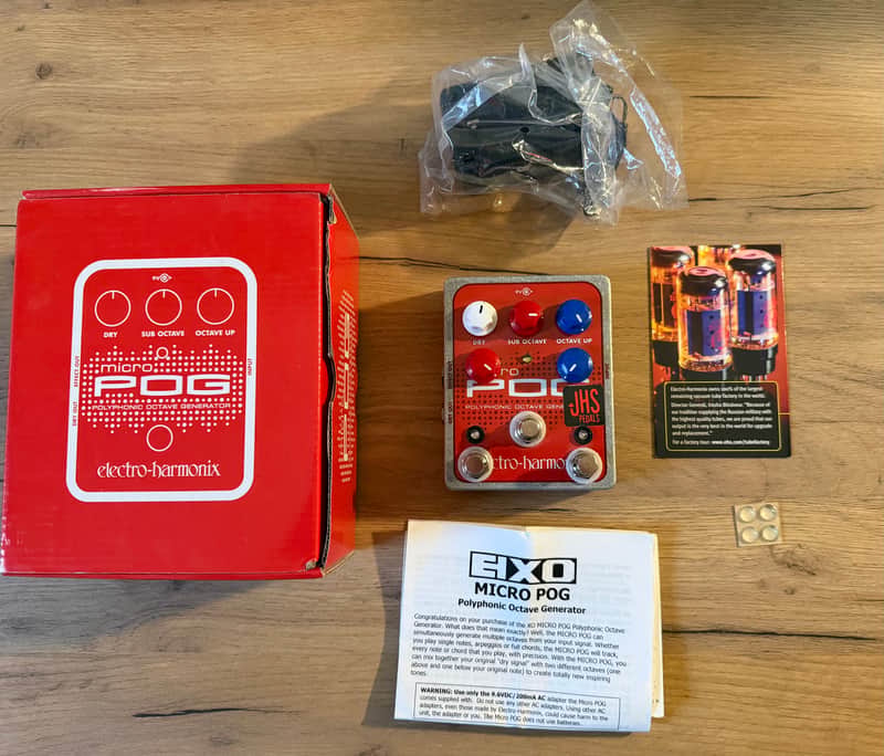 JHS Electro-Harmonix Micro Pog with 