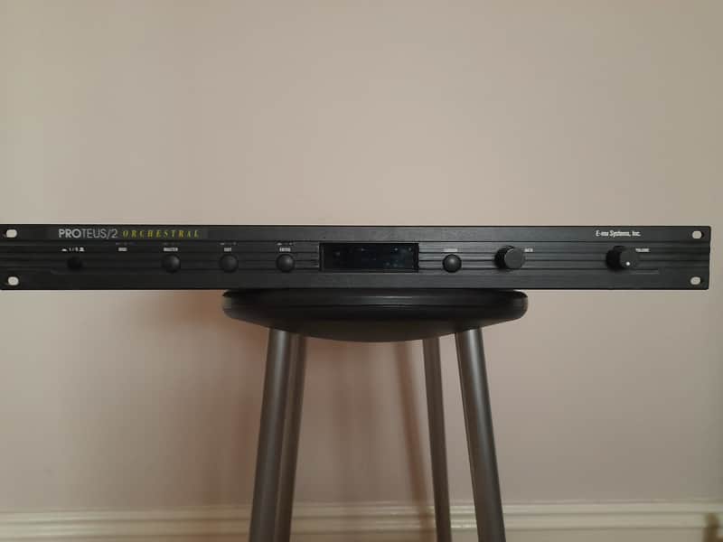 E-mu Systems Inc Proteus 2 Orchestral Rack Sound Module 1992 Black image 1