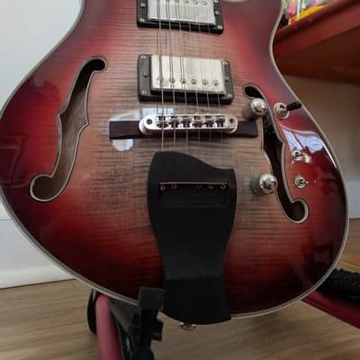 Firefly Pegasus Hollow-Body 2026 - *RARE* Flamed Maple Cherry Burst image 13