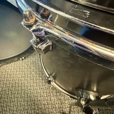 Mapex Saturn V Exotic 4pc Drum Set 12/14/16/22 - Flat Black Maple Burl image 8