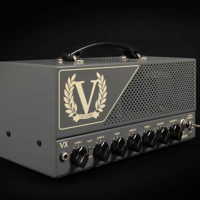 2017 Victory Amps VX The Kraken 50-Watt Tube Guitar Head - Silver | Lunch Box Made in England | Case image 2