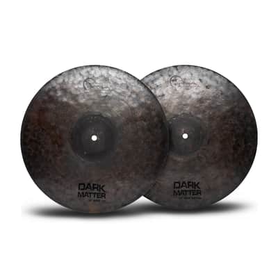 Dream Cymbals 14" Dark Matter HiHats image 2