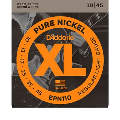 EPN110 Pure Nickel Regular Light 10-45 D'Addario image 1