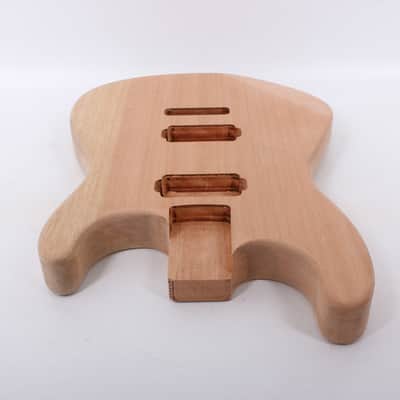 Guitar Body Mahogany Wood Unfinished Guitar DIY Humbucker Pickup image 7