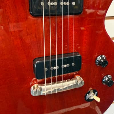 Gibson LP100 Les Paul Special Double Cut 2015 Heritage Cherry with Deluxe Case - Pre Owned image 8