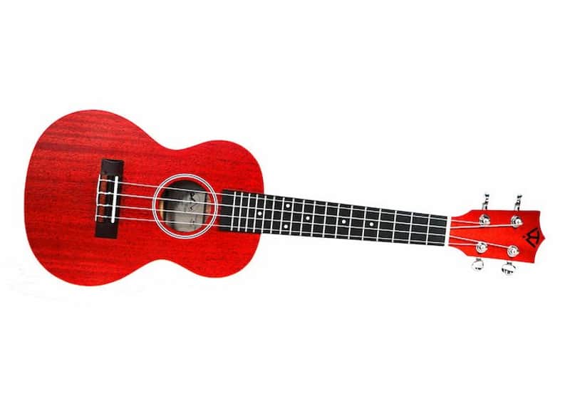 Twisted Wood Redford RF‑130T Tenor Ukulele - Red w/ Gig Bag image 1