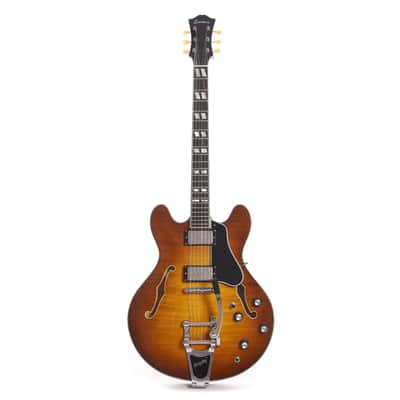 Eastman T486B Thinline Goldburst w/Seymour Duncan Pickups & Bigsby image 4