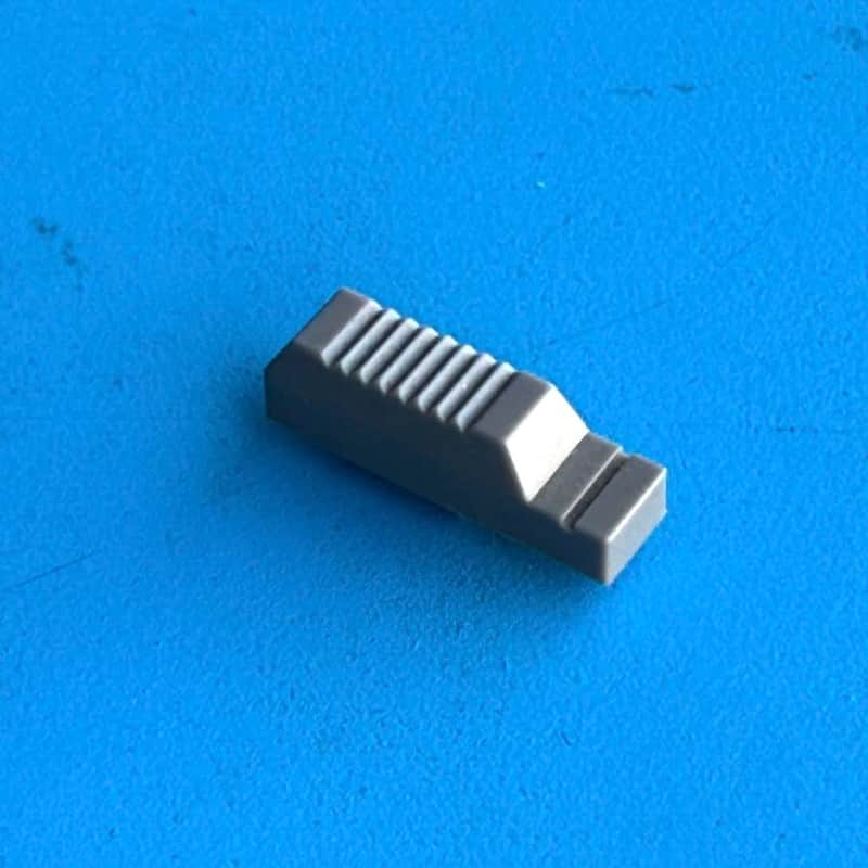 CASIO MT-100 Vintage Keyboard Part: Gray Equalizer Slider Cover Cap [2PCS] image 1