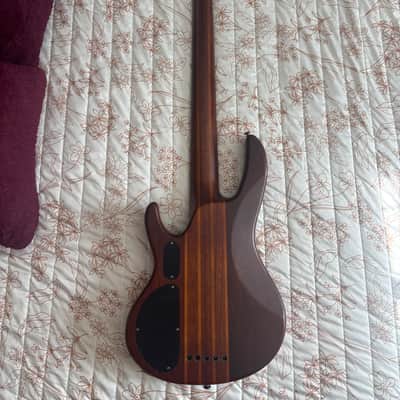 ESP LTD D-5 5-String Bass Guitar 2015 - Natural Satin w/ Hard Case image 3