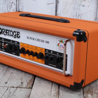 Orange Super Crush 100 Electric Guitar Amplifier Head 100W Solid State Amp Head image 8