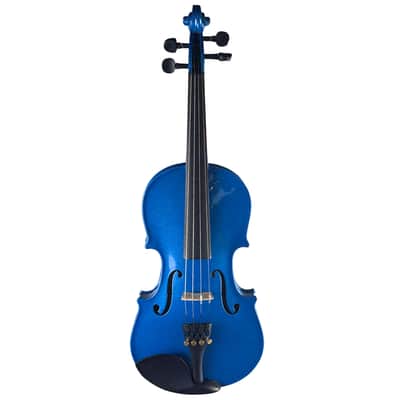 Bellafina Prelude 1/2 Size Blue Violin W/HSC & Bow (Used) image 2