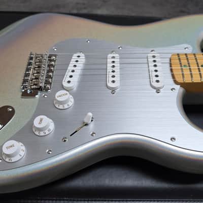 Fender H.E.R. Stratocaster BRAND NEW Limited Edition Artist Signature Custom Chrome Glow Anodized Aluminum 60s Vintage Spec Noiseless Pickups HER Strat Color Change Flip Flop Paint Guitar image 12