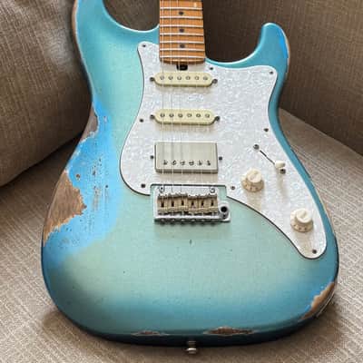 Friedman Vintage S 2025 - Heavy Relic Turquoise Sparkle image 3
