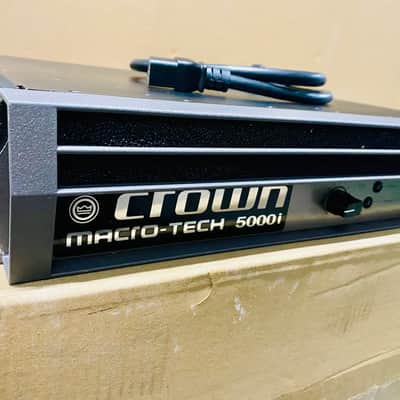 Crown MacroTech 5000i 2Ch Power Amplifier W/ Power Cord | Made In USA image 3