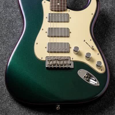 Stunning ColorShift Blue/Teal/Purple Replacement HSH Strat North American Alder image 17