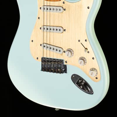 Squier 40th Anniversary Stratocaster Vintage Edition Maple Fingerboard Satin Sonic Blue (624) image 1