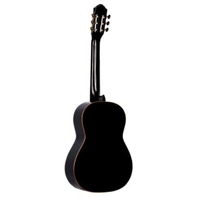 Ortega R221BK Black Highgloss, incl. Gigbag - 4/4 classical guitar image 5