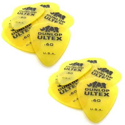 Dunlop Guitar Picks  12 Pack  Ultex Standard .60 (421P) picks