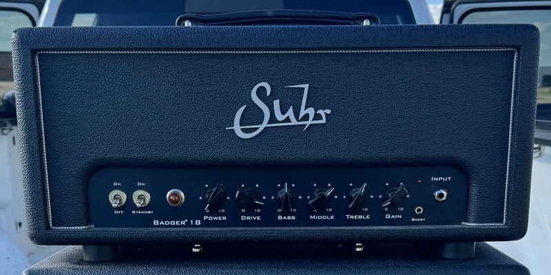 Suhr Badger 18 V2 18-Watt Guitar Amp Head 2016 - Present - Black image 1