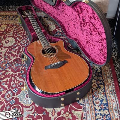 Taylor 50th Anniversary Builder's Edition 814ce LTD – Sinker Redwood – Deluxe Hardshell Case – Used Excellent image 10