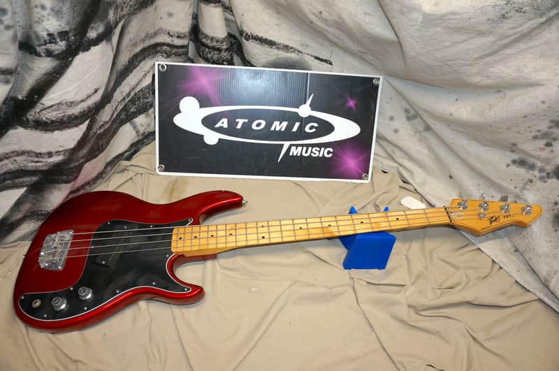 Peavey Fury IV 4-string Bass Guitar Red AS IS - * Truss Rod Cannot Be Adjusted * - For The Locals image 1