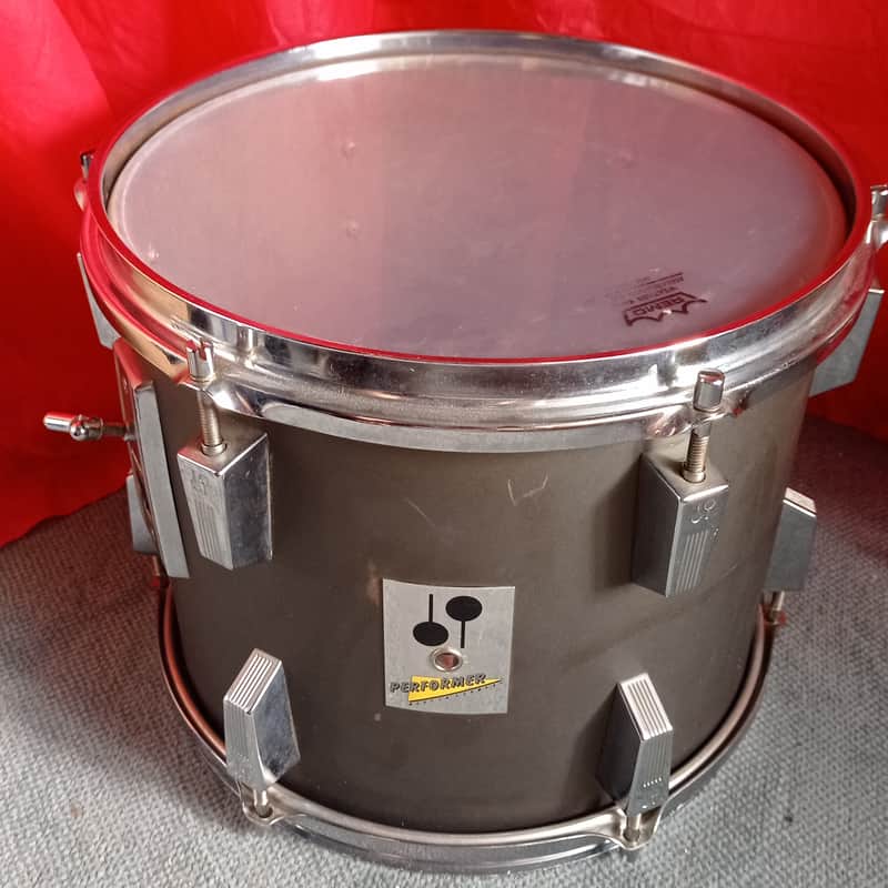 Vintage 1986 Sonor Performer 12" x 10" Rack Tom – German Beechwood – Hi-Tech Grey image 1