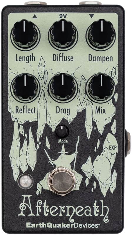 EarthQuaker Devices Afterneath Otherworldly Reverberation Machine V3 2020 - Present - Black image 1