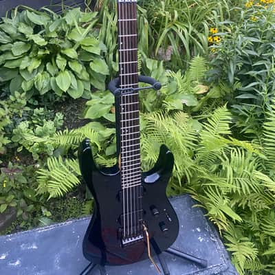 Jackson Professional Dinky Reverse MIJ Schaller Floyd Rose and EMG Pickups 90’s Black Japanese Vintage Super Strat Guitar ESP MII and Jackson Soloist Killer. image 1
