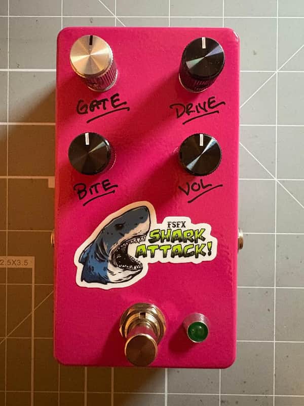 Freakshow Effects Shark Attack! Mammoth type Bass & Guitar fuzz image 1