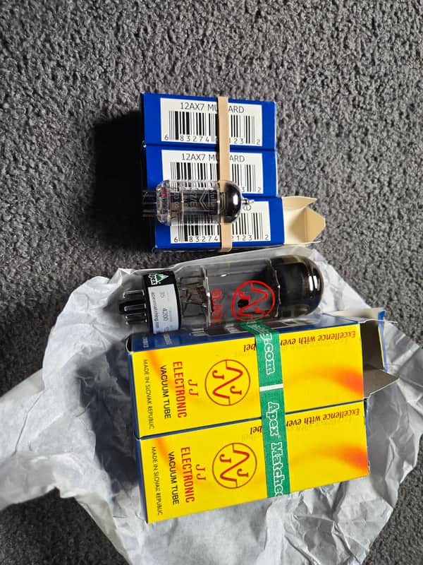 Matched JJ Electronic 6l6 pair image 1