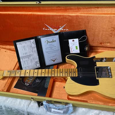 NEW! Fender Custom Shop 1951 Telecaster Journeyman Relic - Aged NoCaster Blonde - 7.2lbs - Authorized Dealer - G07112 image 16