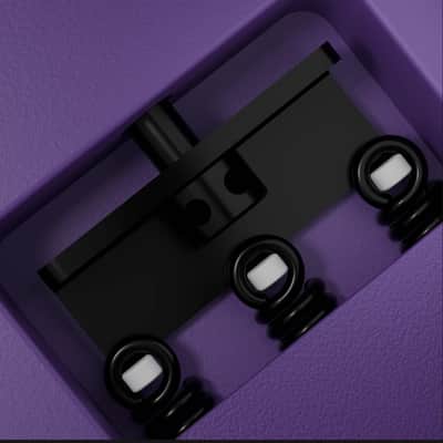 Enya Smart Electric Guitar Inspire Purple Black 39" Smart Electric Carbon Fiber Guitar with 15W Wireless Speaker, 20 Distinct Tones Onboard Built in Effects Presets Charging Cable Adjusting Wrench Gig Bag image 8