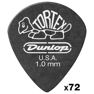 482R100 Dunlop Tortex Pitch Black Jazz III 1,00 mm Sachet de 72 Dunlop image 1