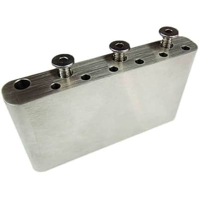 Electric guitar bridge pure copper brass base stainless steel base image 2