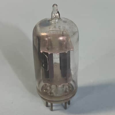 1960s RCA 12AU7 ECC82 x2 Matched Pair Vintage Long Plate Side Getter Tubes! T145 image 9