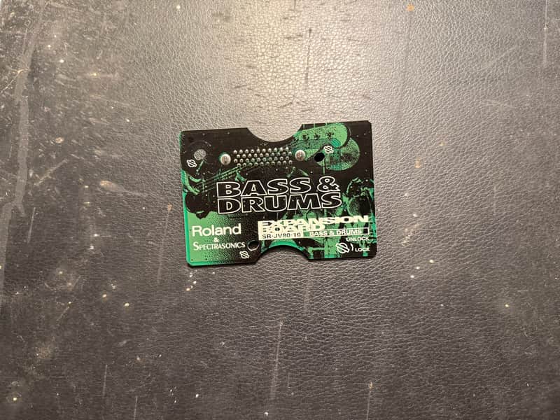 Roland SR-JV80-10 Bass and Drums Expansion Board 1990s - Green image 1