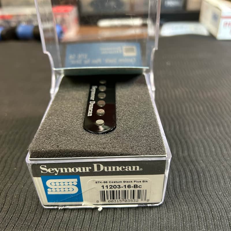 Seymour Duncan STK-S6 Custom Stack Plus Strat Pickup - Black image 1