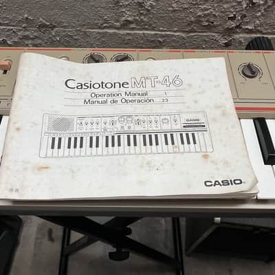 Vintage 1980s Casio Casiotone MT-46 Synthesizer Electronic Keyboard w/ Manual image 6