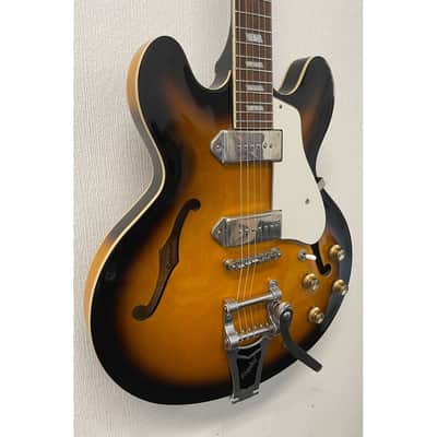 Epiphone Casino VS Bigsby Hollowbody Electric Guitar in Vintage Sunburst Pre-Owned image 6