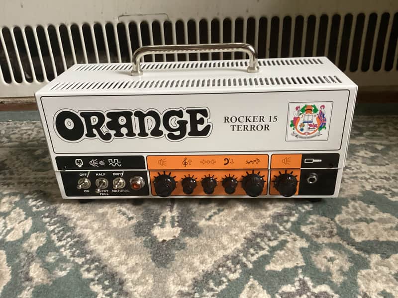 Orange Rocker 15 Terror 2-Channel 15-Watt Guitar Amp Head 2018 - Present - White image 1