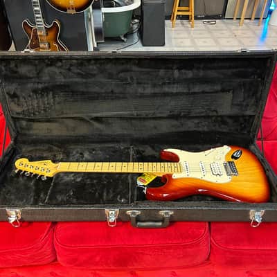 Fender Standard Stratocaster Electric Guitar- Sienna Sunburst w/Hardshell Case (Pre-Owned) image 8