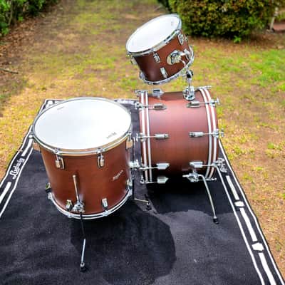 Rogers Cleveland 3-Piece Shell Pack in Satin Dark Mahogany, 22/13/16 image 9