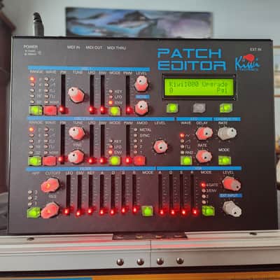 Oberheim Matrix-1000 "matched pair" w/Kiwi-1000 upgrades and programmer RARE!!! image 2