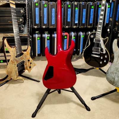 VIDEO! San Dimas Jackson Soloist Custom 1986 Dark Red 1 owner near MINT original ohsc and docs image 5